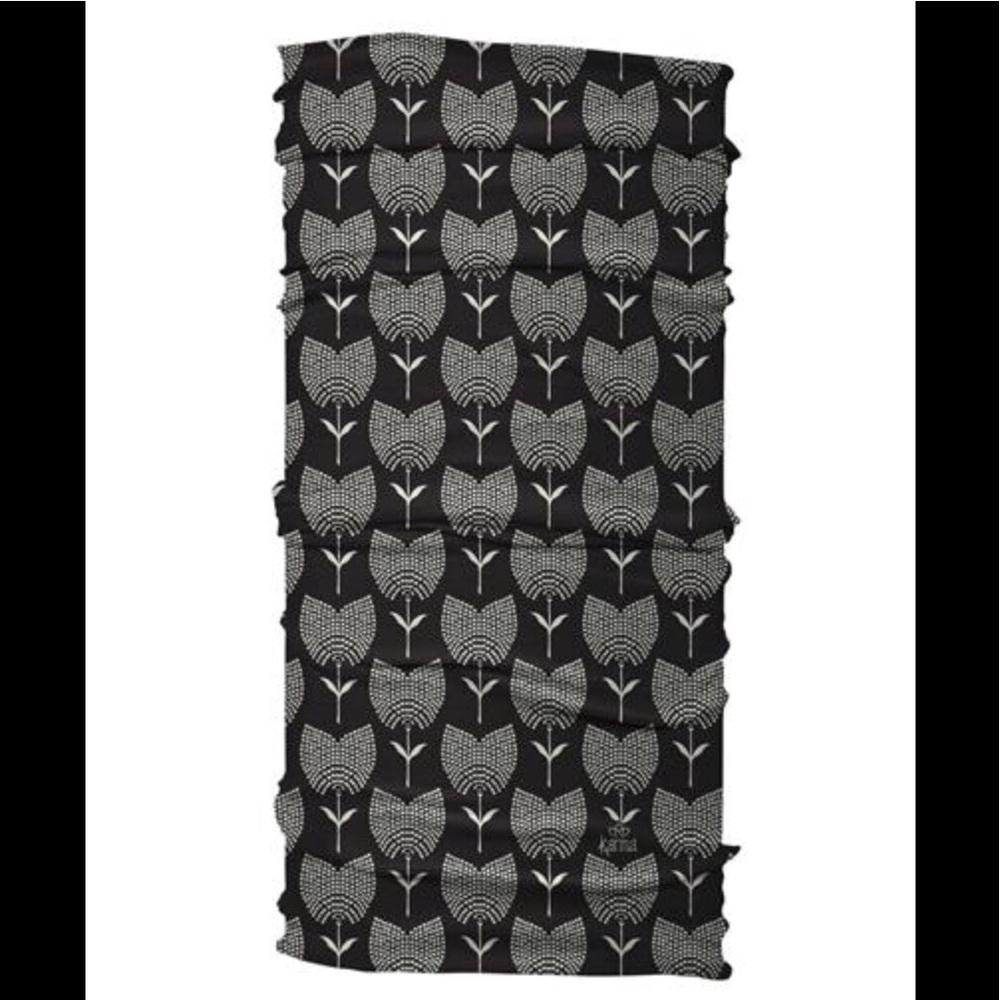 Karma Gifts Wide Boho Headband - Black Tulips